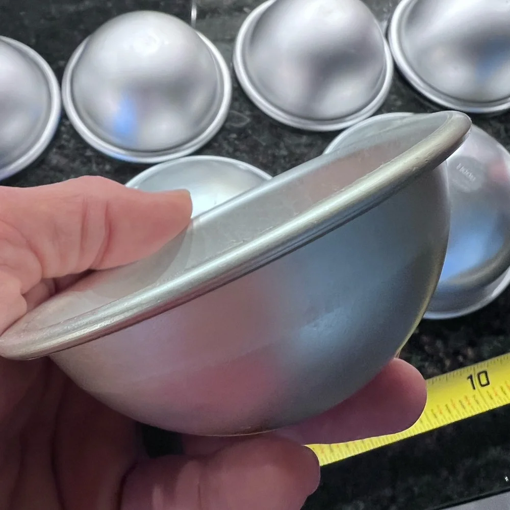 Set of 8 Silver Metal Bowls Food & Cook Safe Serving, Display, even Toy kitchen